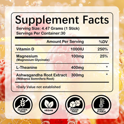 VENQUORIN Super Cortisol Calm Supplement Drink Powder for Women & Men with Magnesium Glycinate, Ashwagandha, L-Theanine & Vitamin D3 | Relaxation & Mood Support | Sugar Free, Vegan, 30 Servings VENQUORINBuy Supplements Australia