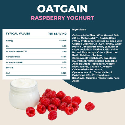 Kinetica OatGain Weight Gainer 600+ Calories & 47g Protein per Serving, 2.4 kg KineticaBuy Supplements Australia