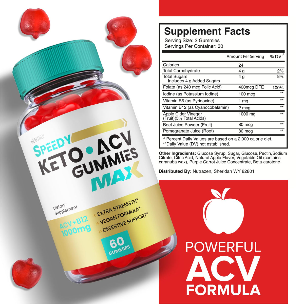 (3 Pack) Speedy Keto ACV Gummies Maximum Strength, Speedy Keto Plus ACV Gummies HealthlyBuy Supplements Australia