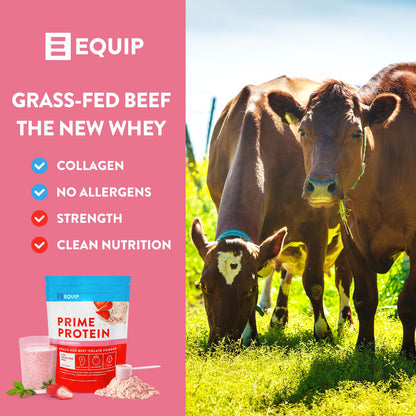 Equip Foods Prime Protein - Grass-Fed Beef Protein Powder Isolate -Paleo and Keto EquipBuy Supplements Australia