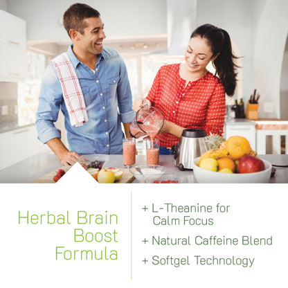 Irwin Naturals Brain Awake Enhanced Mental Performance, Increased Focus, Boost Clarity & Concentration - Powerful Nootropic Booster with L-Theanine, Bacopa, MCT's & InnovaTea - 60 Liquid Softgels Irwin NaturalsBuy Supplements Australia