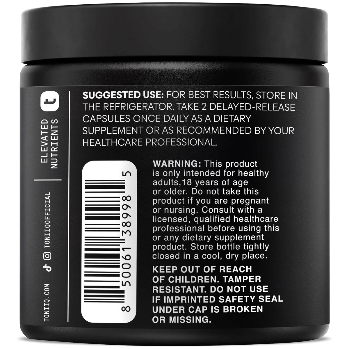 Toniiq Lactobacillus Rhamnosus – Ultra High Strength 100B CFU with Prebiotic FOS – Delayed Release Capsules – Third-Party Lab Tested – 60 Capsules Toniiq buy supplements Au