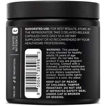 Toniiq Lactobacillus Rhamnosus – Ultra High Strength 100B CFU with Prebiotic FOS – Delayed Release Capsules – Third-Party Lab Tested – 60 Capsules Toniiq buy supplements Au