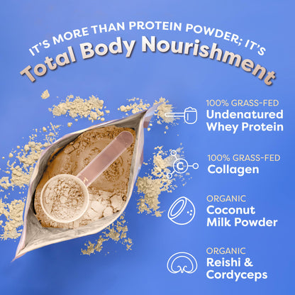 FlavCity Protein Powder Smoothie, Vanilla - 100% Grass-Fed Whey Protein FlavCityBuy Supplements Australia