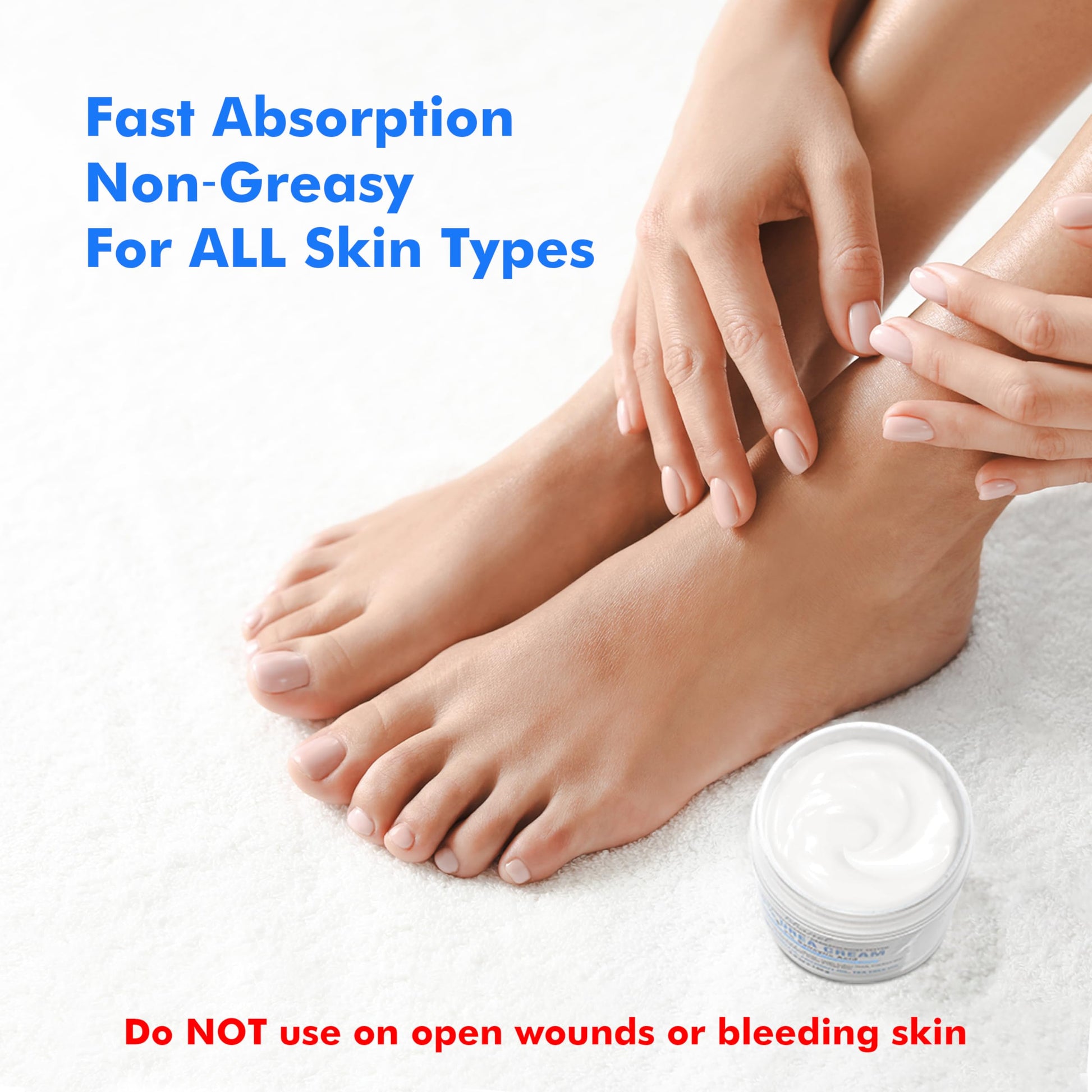 Ebanel Urea Cream 40% plus Salicylic Acid 2%, Foot Cream for Dry Cracked Heels Feet Knees Elbows Hands, Foot Dead Skin Cuticle Callus Remover Toenail Softener, Keratolytic Skin Barrier Repair, 2-Pack Ebanel buy supplements Au