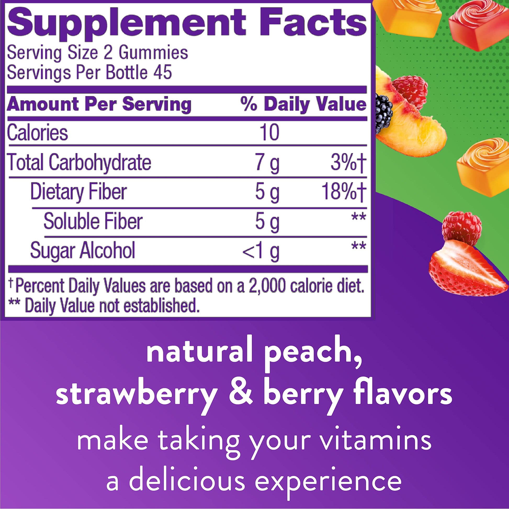 Vitafusion Fiber Well Sugar Free Fiber Supplement & Womens Multivitamin Gummies VitafusionBuy Supplements Australia