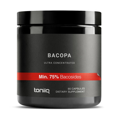 Toniiq Bacopa - Ultra High Potency 45:1 Extract with 75% Bacosides - Highly Concentrated - Third-Party Lab Tested - 90 Capsules Toniiq buy supplements Au