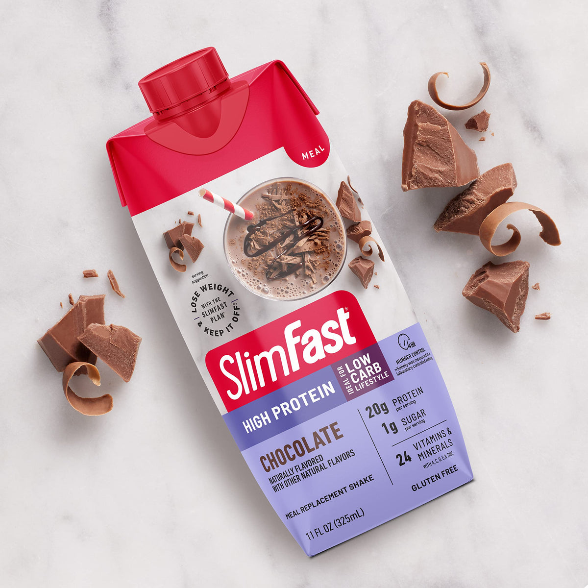 SlimFast Protein Shake, Chocolate- 20g Protein, Meal Replacement Shake Ready to Drink SlimFastBuy Supplements Australia