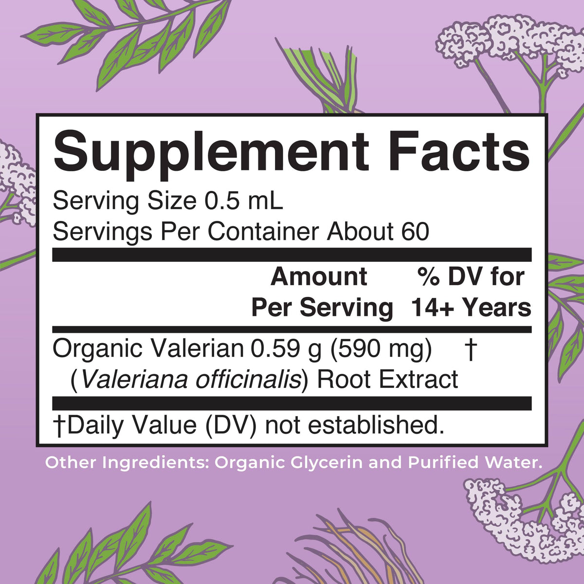 MARYRUTH'S Organics Valerian Root Liquid Drops | 2 Month Supply | Sugar Free | USDA Organic Valerian Root Drops | Support Sleep | Calm and Stress Relief
