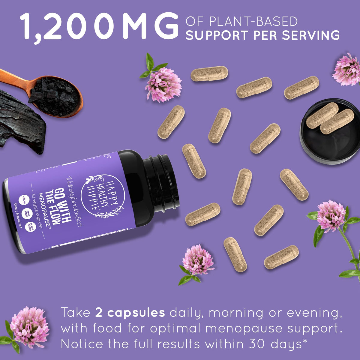 Menopause Supplements for Women – DIM Supplement + Probiotics | Estrogen Metabolism & Hormone Balance Support | Perimenopause Relief | Hot Flashes, Mood Swings & Night Sweats | Dong Quai | 60 Ct Happy Healthy HippieBuy Supplements Australia