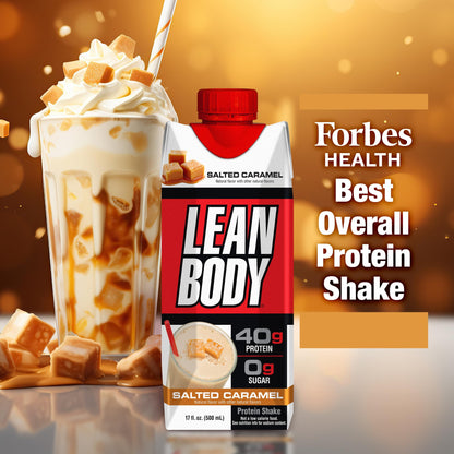Lean Body Ready-to-Drink Salted Caramel Protein Shake, 40g Protein, Whey Blend LabradaBuy Supplements Australia