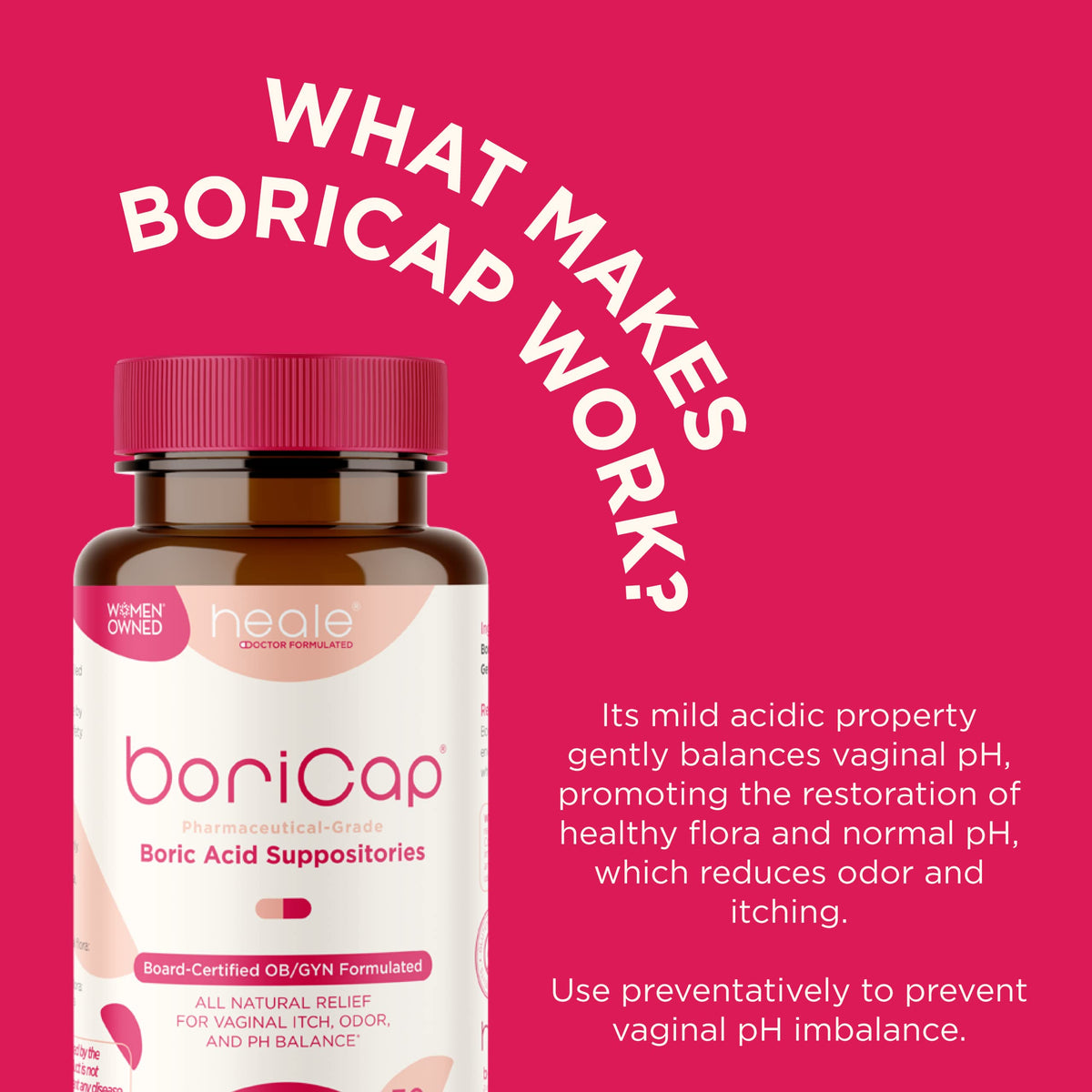 BoriCap and FloraCap BV Blasting Bundle for Balanced pH BoriCapBuy Supplements Australia