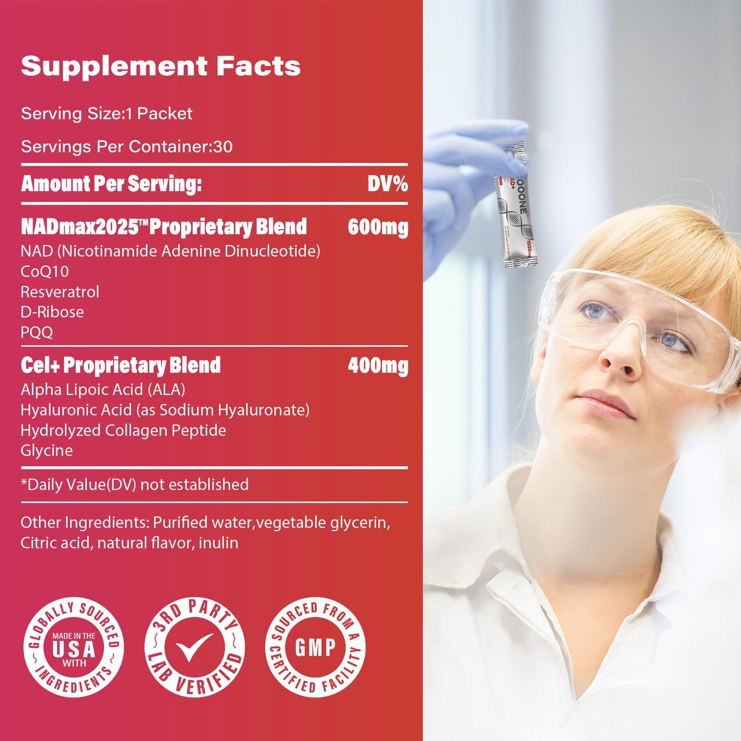 zooone- NAD+ Supplement 30pcs, Premium Nicotinamide Riboside & Resveratrol, DNA Repair & Healthy Aging， Advanced NAD Supplement for Men & Women, Boosts Cellular Energy. zoooneBuy Supplements Australia