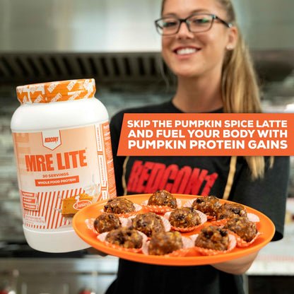 REDCON1 MRE Lite Whole Food Protein Powder, Juniors, Pumpkin Cheesecake - Low Carb REDCON1Buy Supplements Australia