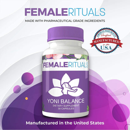 FEMALE RITUALS - Vaginal Moisturizer Boric Acid Suppositories for PH Balance - Bad Odors FEMALE RITUALSBuy Supplements Australia