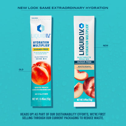 Liquid I.V.® Hydration Multiplier Sugar-Free Variety Pack - Raspberry Melon, Lemon Lime, White Peach, Green Grape (Variety Pack) Liquid I.V.Buy Supplements Australia