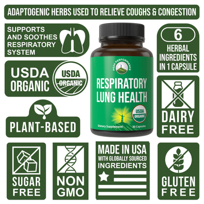 USDA Organic Lung Detox for Smokers and Non Smokers with 6 Top Ingredients. Mullein Leaf, Marshmallow Root, Calendula. Lungs Cleanse for Better Respiratory Health. Lung Support Capsules Supplement Peak PerformanceBuy Supplements Australia