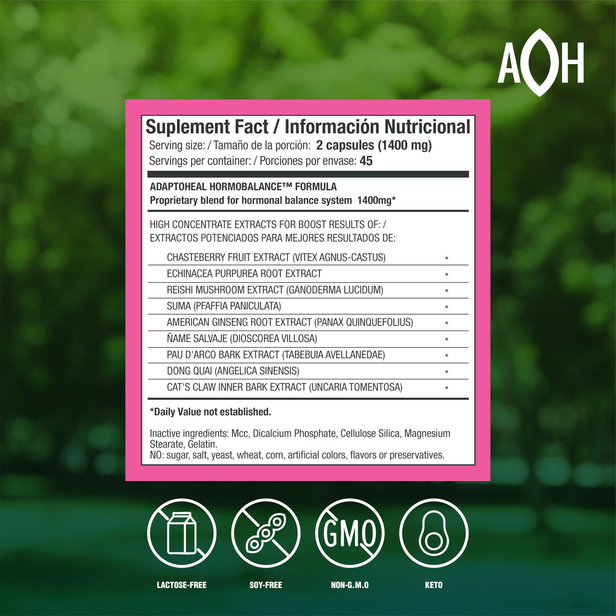 Hormone Balance for Women – Menopause & PMS Support Supplement – Adaptogens for Female Balance & Wellness – 90 Vegan Capsules ADAPTOHEALBuy Supplements Australia