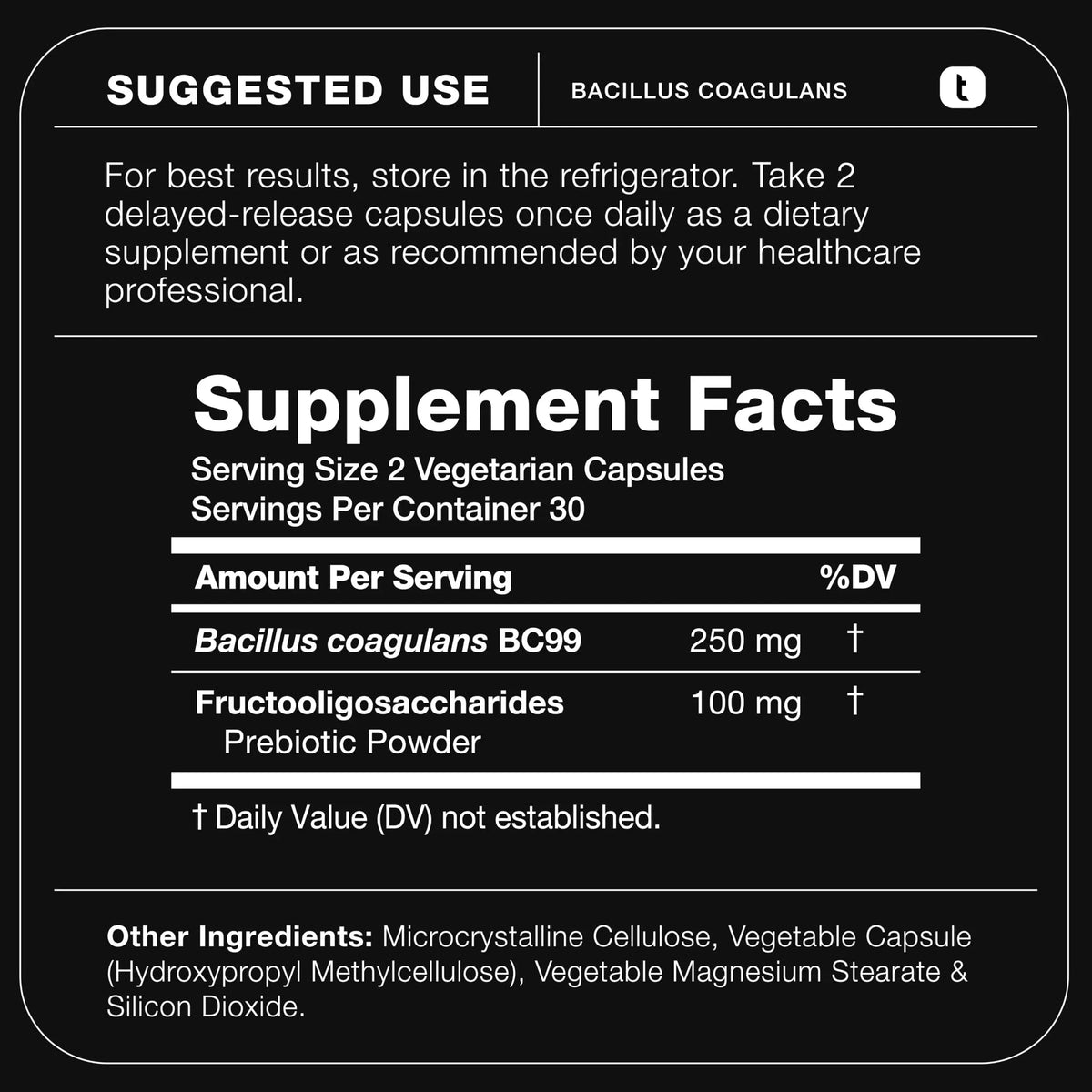 Toniiq Bacillus Coagulans Probiotic Supplement – Ultra High Strength 50 Billion CFU with FOS Prebiotic – Spore-Based Probiotic for Exceptional Stability – Third-Party Tested – 60 Capsules Toniiq buy supplements Au