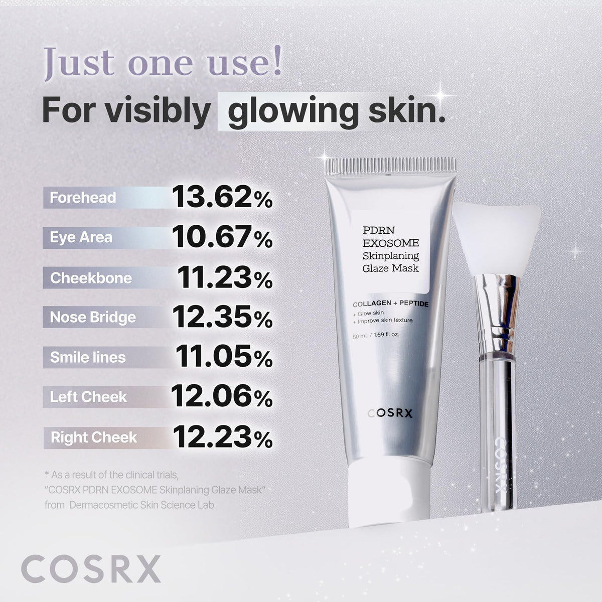 COSRX PDRN EXOSOME Glaze Wrapping Mask with SALMON DNA PDRN, Instant Glow, Easy Peel-Off Overnight Mask for Glass Skin, Firmness, Elasticity & Skin Texture Care, Mothers day gift, Korean Skin Care COSRX buy supplements Au