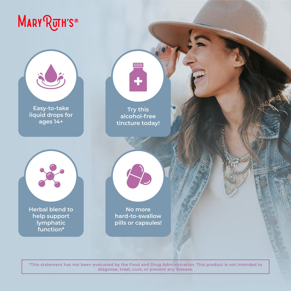 Lymphatic Support Drops by MaryRuth's | USDA Organic Lymphatic Cleanse Immune Support Supplement| Lymphatic Support with Echinacea & Elderberry | Blue Vervain | Vegan | Non-GMO | 30 Servings MARYRUTH'SBuy Supplements Australia