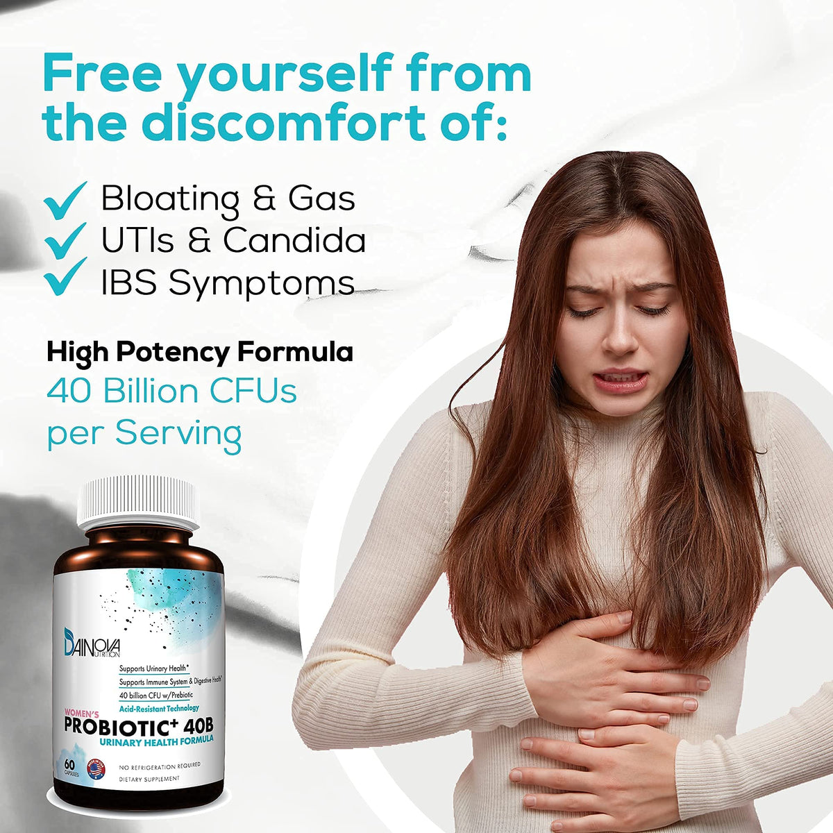 Dainova Nutrition D Mannose Capsules and Probiotics for Women Bundle I Urinary Tract Dainova NutritionBuy Supplements Australia