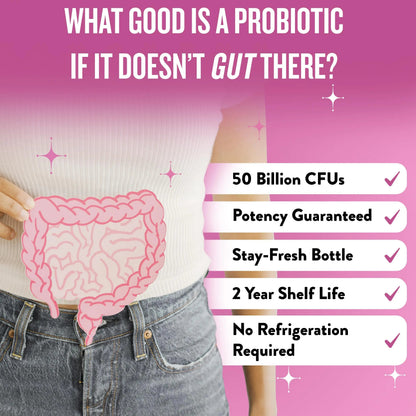 Legendairy Milk Hot Girl Ish™ - Daily Probiotics for Women with 50 Billion CFU - Women's Probiotic Supplement with 20 Probiotic Strains, Prebiotics & Postbiotic for Digestive, Gut & Immune Health Legendairy MilkBuy Supplements Australia