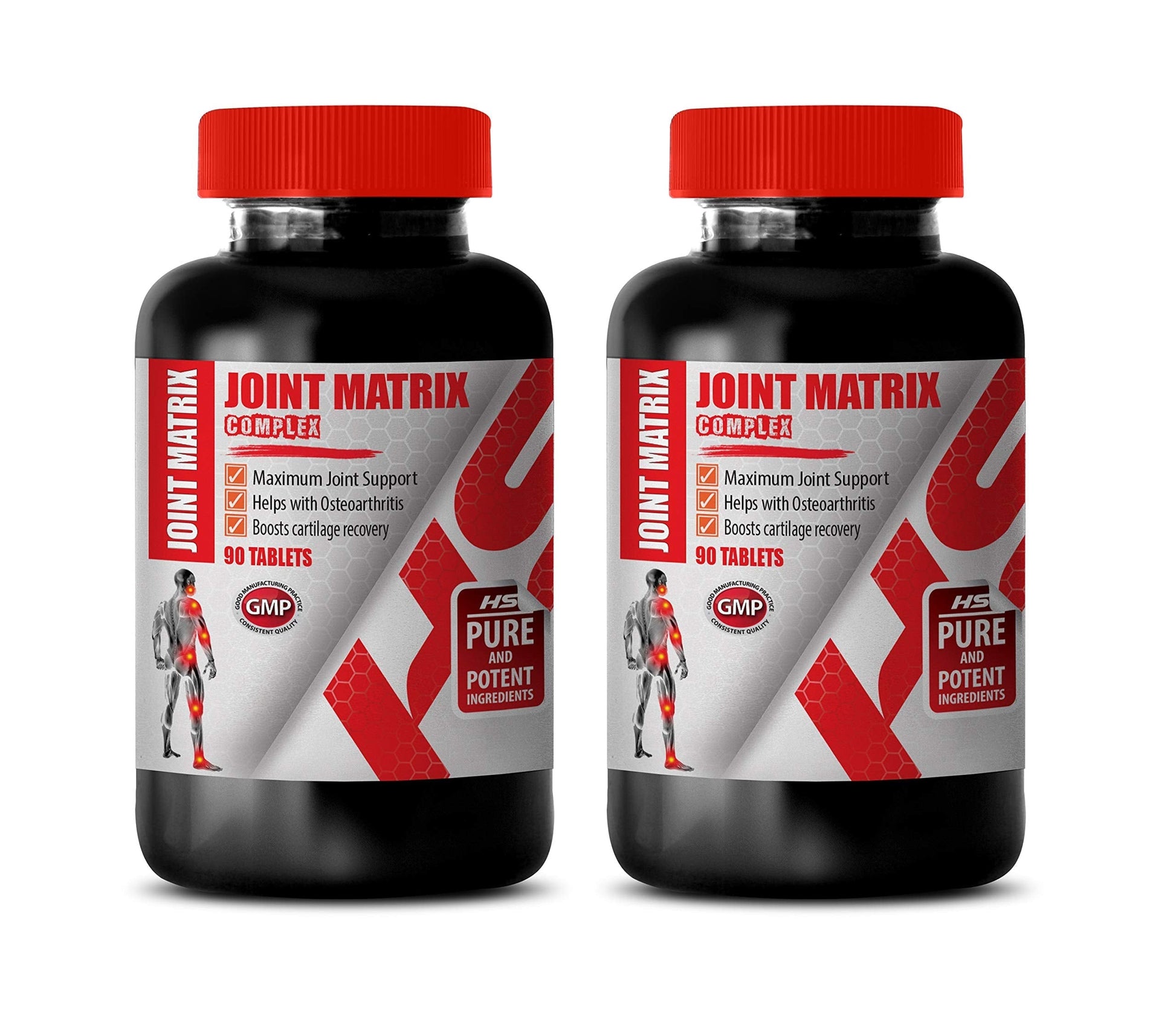 Enhanced Mobility - Joint Matrix Complex - Motion Blend, Strength and Mobility, Flex Formula, Functional Complex, Active Performance, Herbal Joint Formula, Total Body Support 2 Bottles 180 Capsules Healthy Supplements LLCBuy Supplements Australia