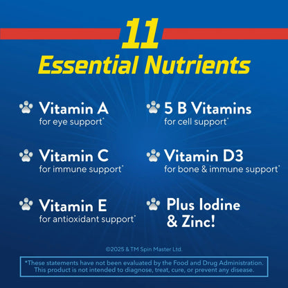 L’il Critters Paw Patrol Gummy Vites Daily Gummy Multivitamin for Kids, Vitamin C, D3 for Immune Support Cherry, Orange Lil CrittersBuy Supplements Australia