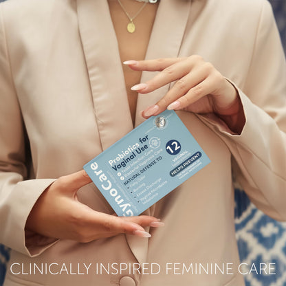 Vaginal Probiotics for Women | Boric Acid For Women | pH Balance for Women | Yeast Infection Care | Natural Defense Against Fishy Odor, Burning and Excess Discharge | 12 Vaginal Suppositories Terramed Just Think ComfortBuy Supplements Australia