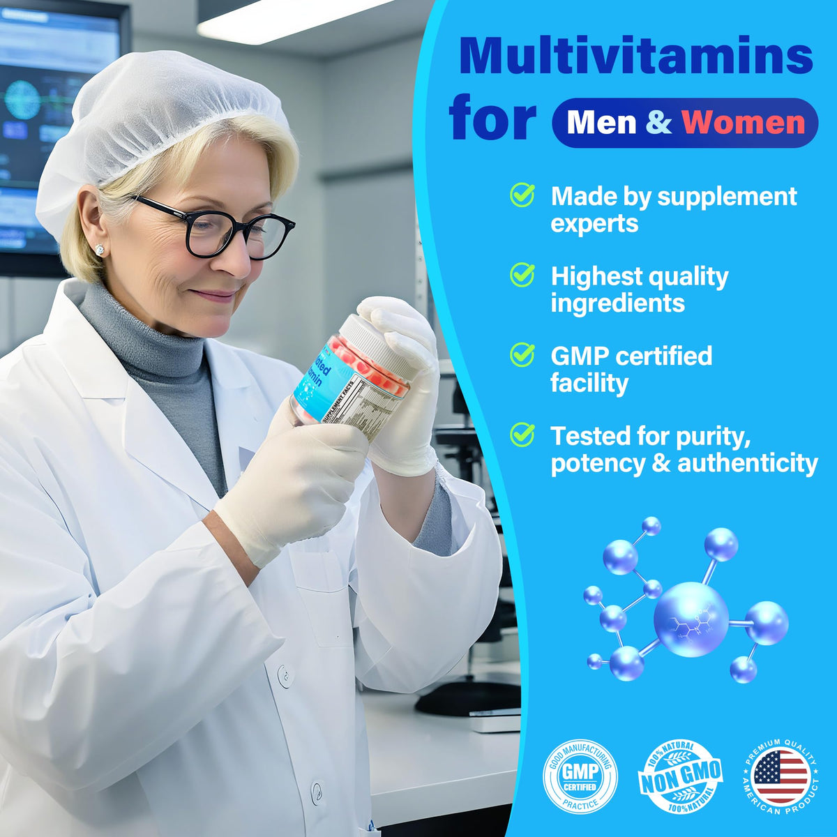 Methylated Multivitamin for Women & Men Gummies w/ Omega-3, Calcium, D3 K2, Methylfolate & B12, TMG, Daily Vitamins, Mag, CoQ10, Probiotic for 18 30 40 50 60 70+, Overall Health - Vegan, Sugar Free NEVISS buy supplements Au