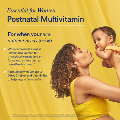 Ritual Postnatal Mom-to-Baby Set, Postpartum Multivitamin and Natal Choline Supplements, Supports Lactation, Immune Function, and Baby's Cognitive Function RitualBuy Supplements Australia