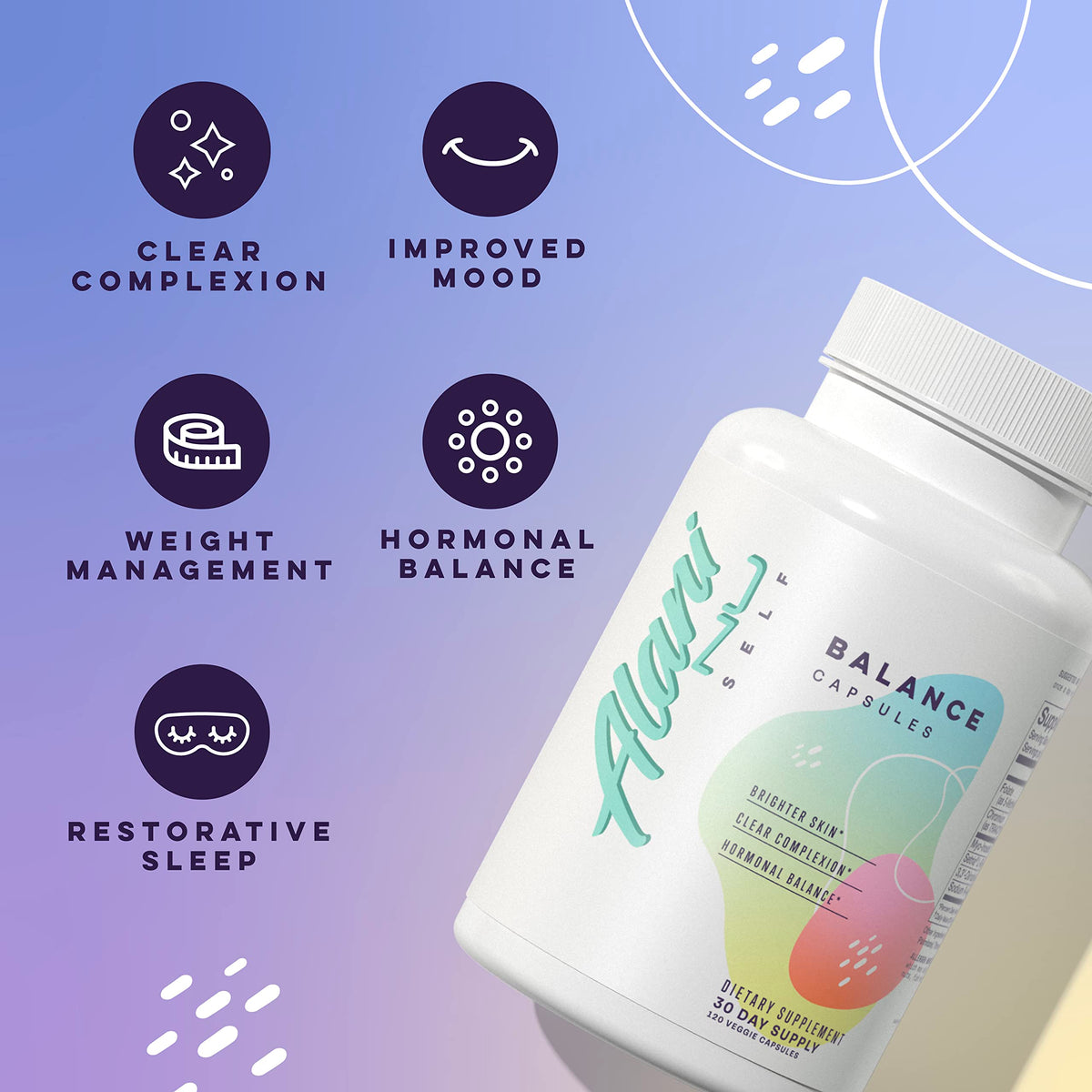 Alani Nu Hormonal Balance, Weight Management Support, Skin Complexion Support, 120 Capsules Alani NuBuy Supplements Australia
