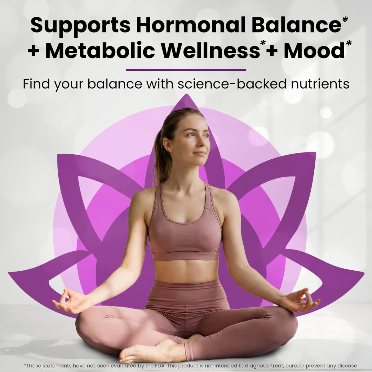 The Pink Bloom Myo & D-Chiro Inositol 40:1 Ratio – 120 Capsules | Myo Inositol Supplement for Women with Vitamin D, Ashwagandha, Folate & Zinc | Supplement for Hormone Balance & Ovarian Health The Pink BloomBuy Supplements Australia