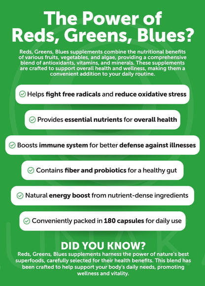 Lunakai USA Made Superfood Fruits & Veggies Supplement & Irish Sea Moss Bundle with 4 Blends, Black Seed Oil & Ashwagandha for Immune & Wellness Support Lunakai buy supplements Au