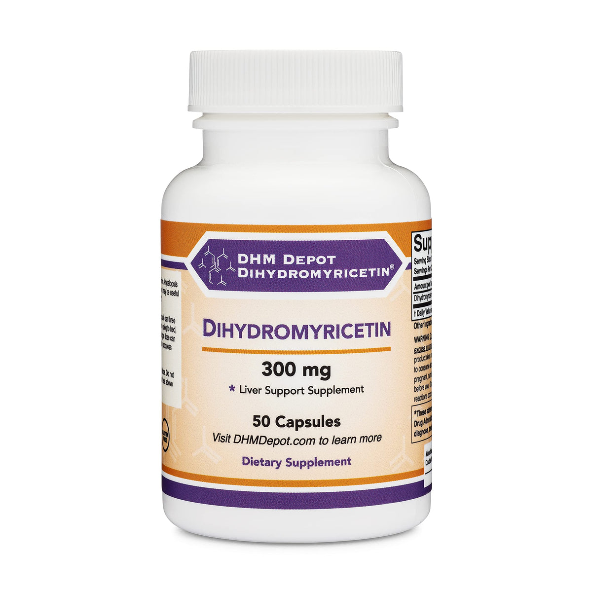 Dihydromyricetin (DHM) 50 Capsules, 300mg, Liver Support Supplement (Third Party Double Wood SupplementsBuy Supplements Australia