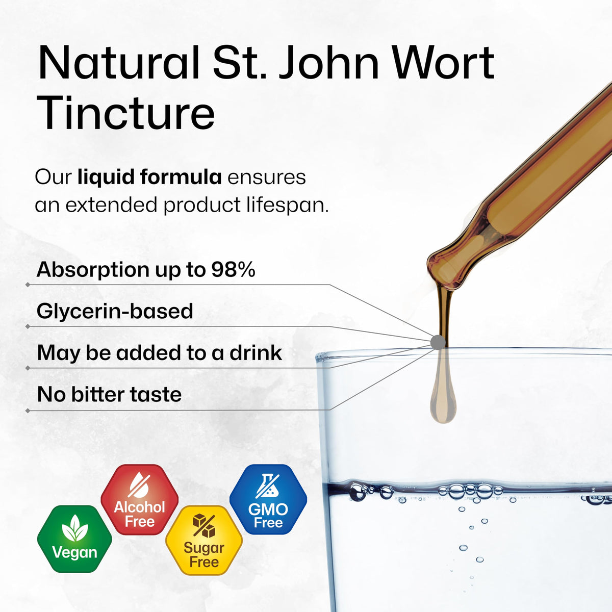 BIO KRAUTER® St Johns Wort for Calm & Mood Support - Vegan St. John's Wort for Relaxation & Emotional Wellness Support - Calm Drops 2 Fl.Oz., 28-Day Supply, Alcohol & Sugar Free Herbal Supplements BIO KRAUTER buy supplements Au