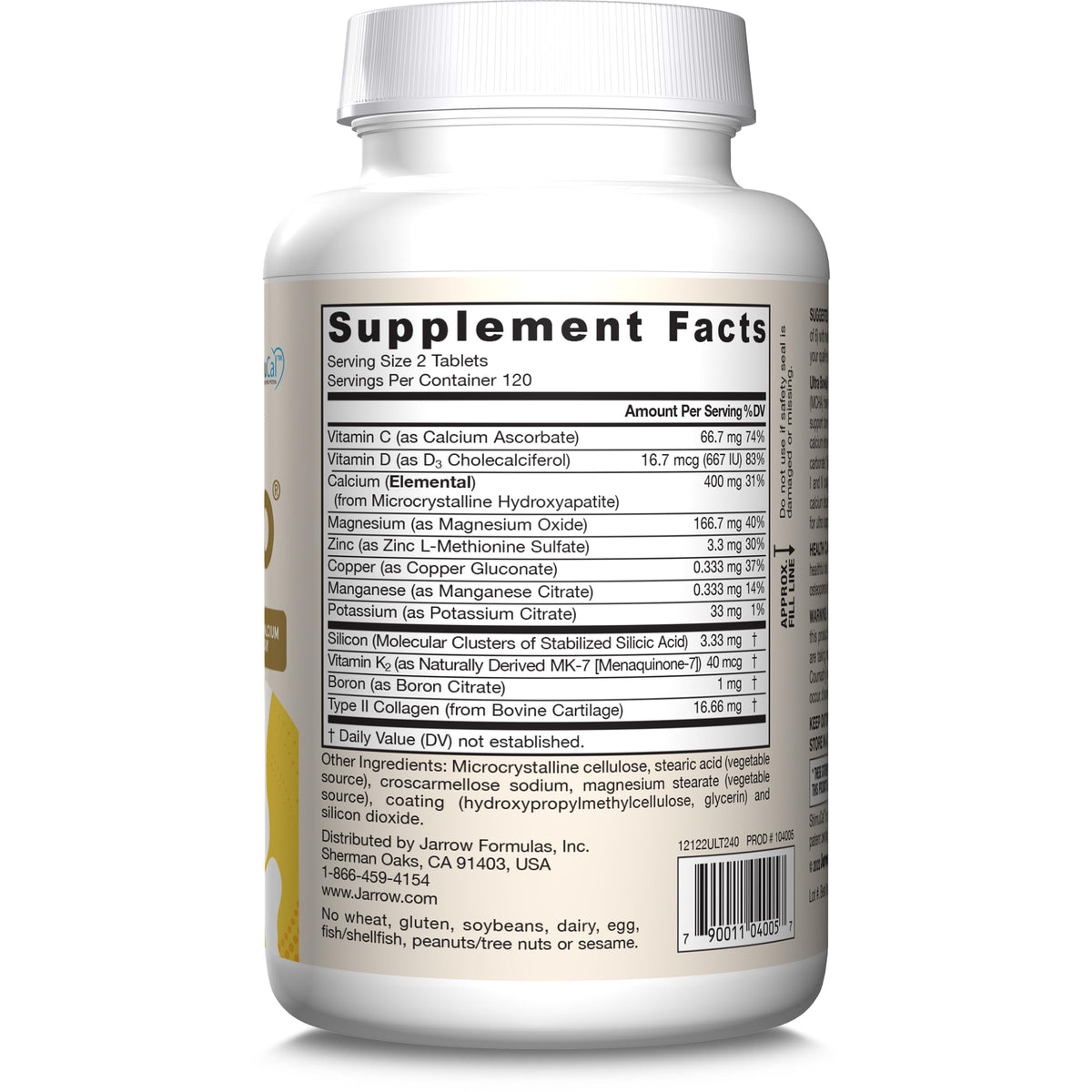 Jarrow Formulas® Ultra BoneUp®, Includes MK-7 and Silicon for Added Bone Support, 240 Bone Health Tablets Jarrow FormulasBuy Supplements Australia