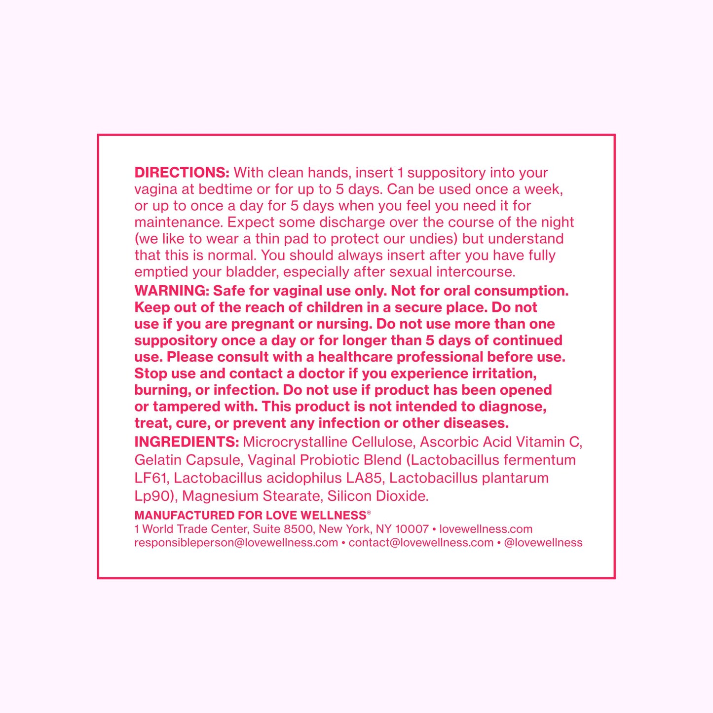 Love Wellness The Killer & Flora Power | Vaginal Suppository Duo with Boric Acid, Probiotics & Vitamin C | Supports pH Balance, Odor Control & Feminine Health | Fragrance-Free, Non-GMO & Paraben Free Love WellnessBuy Supplements Australia