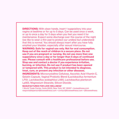 Love Wellness The Killer & Flora Power | Vaginal Suppository Duo with Boric Acid, Probiotics & Vitamin C | Supports pH Balance, Odor Control & Feminine Health | Fragrance-Free, Non-GMO & Paraben Free Love WellnessBuy Supplements Australia