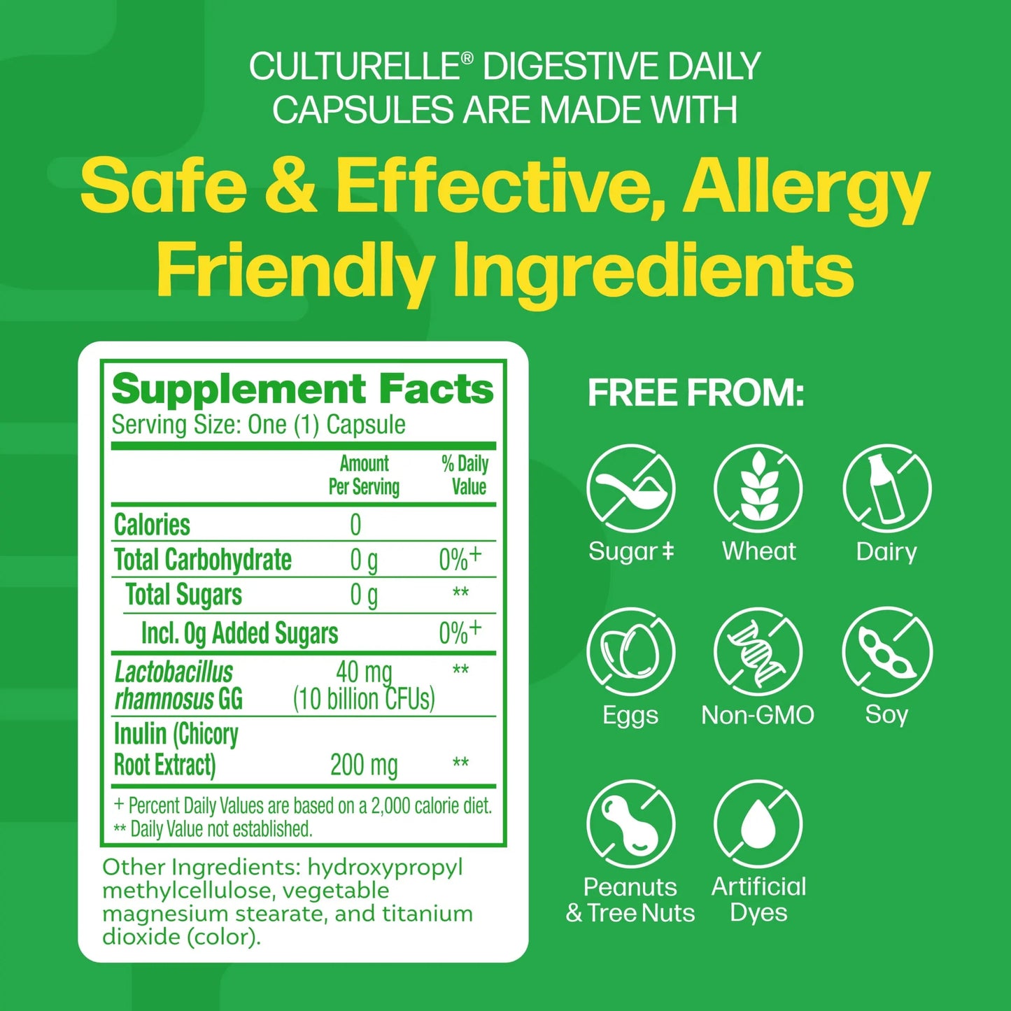 Culturelle Daily Probiotic Capsules For Men & Women, Most Clinically Studied Probiotic Strain, Digestive & Gut Health, Supports Occasional Diarrhea, Gas & Bloating, 1 Month Supply, 30 CT CulturelleBuy Supplements Australia
