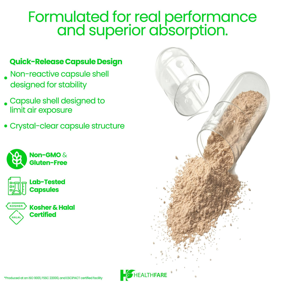 Healthfare Fenugreek Seed Extract 6000mg | 150 Vegan Capsules | Concentrated Herbal Supplement | Non-GMO, Gluten-Free | Made in USA HealthfareBuy Supplements Australia