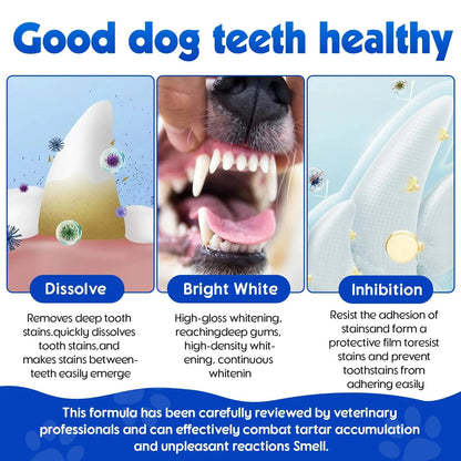 Dog Teeth Cleaning Powder - Dental Powder for Dogs Teeth - Plaque Removal - Supports Gum Health - Tartar Remover with Natural Herb Blend and Postbiotics 30 Day Supply - Mint Flavor ARMOYABuy Supplements Australia