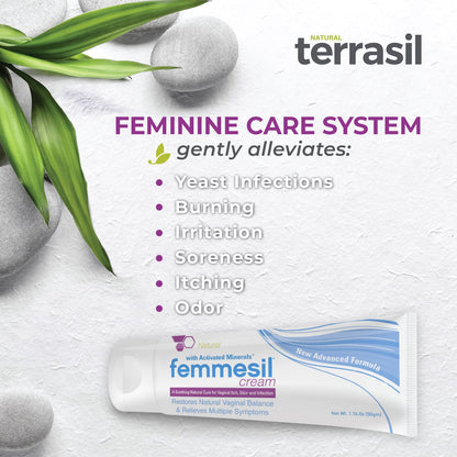 Femmesil Feminine Care Vaginal Health Antifungal Cream for Relief from Yeast Infection, Vaginal Itch & Irritation AidanceBuy Supplements Australia