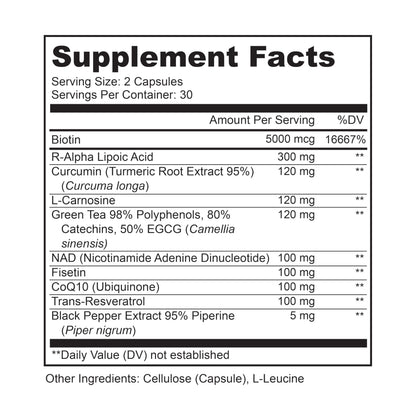 LIVELY VITAMIN CO. Perfect Ten - Anti-Aging & Antioxidant Supplement - Biotin & Lipoic Acid - Healthy Hair, Skin, Nails - Energy Boost - Sharper Brain Function - Stronger Immunity - 60 Capsules LIVELY VITAMIN CO buy supplements Au