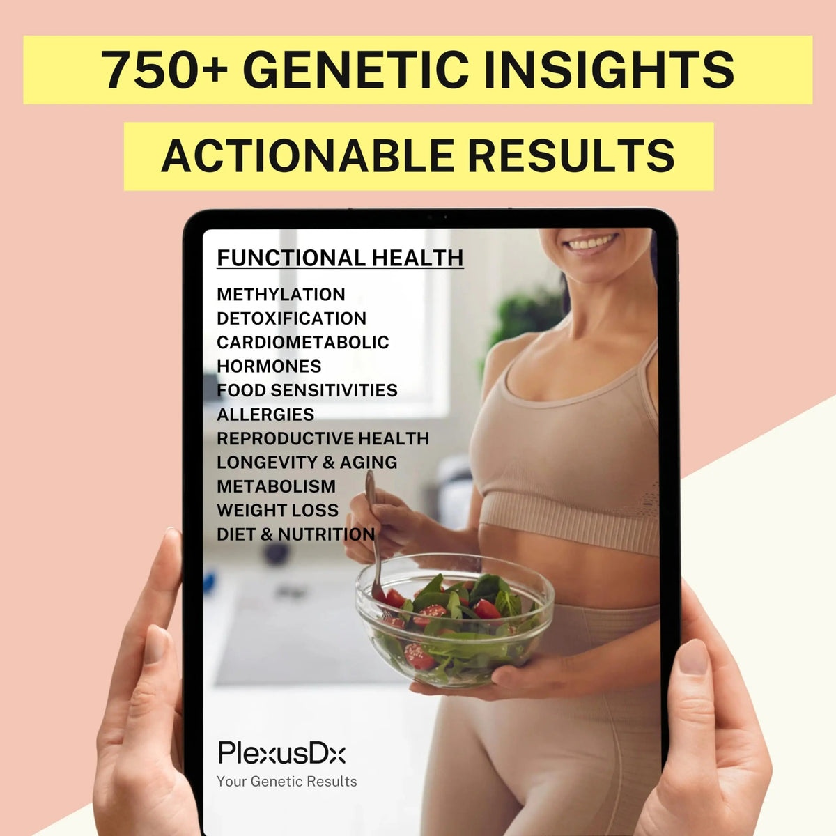 Genetic Methylation Test & Functional Health DNA Test | 750+ DNA Reports Including MTHFR, Cardiovascular, Nutrition, Gut Health, Hormones, Microbiome | Supplement & Diet Recommendations PlexusDXBuy Supplements Australia