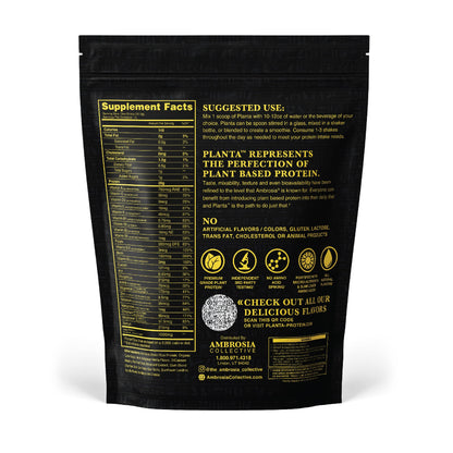 Ambrosia Plant Based Protein Powder 20g | Clean Vegan Pea Protein Powder | Gluten & Dairy Free, Keto Friendly, No Added Sugar | 14 Servings | Vanilla Ambrosia buy supplements Au