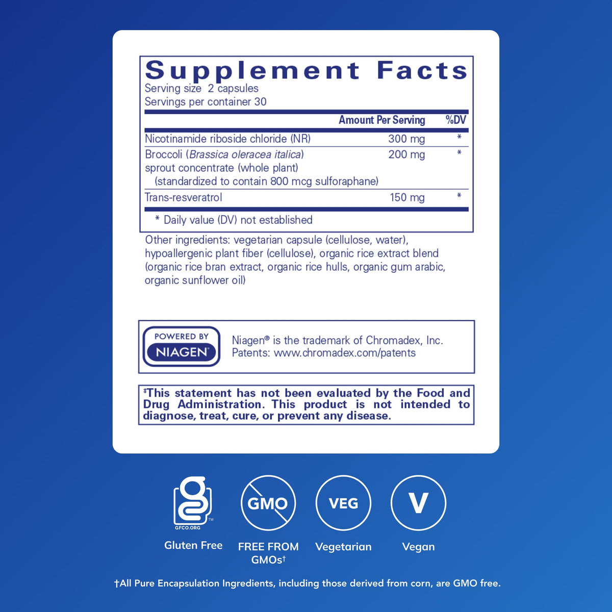 Pure Encapsulations NR Longevity NAD Supplement – Supports Healthy Aging, NAD+ Replenishment, Mitochondrial Function, with NIAGEN – Gluten Free, Non-GMO, Hypoallergenic – 60 Capsules Pure EncapsulationsBuy Supplements Australia