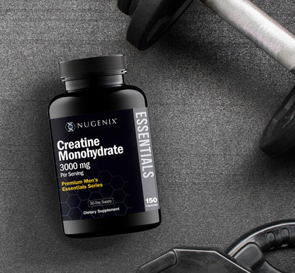 Nugenix Essentials Premium Creatine Monohydrate Pills Supplement, 3000mg, 150 Capsules NugenixBuy Supplements Australia