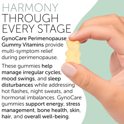 Perimenopause Supplements Women | Premenopausal Gummy Vitamins | Relief for Hormonal Balance & Mood Swings | Supports Menstrual Cycle Regulation | 60 Vegan Gummies Terramed Just Think ComfortBuy Supplements Australia